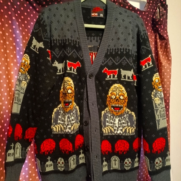 Middle of Beyond Other - Middle of Beyond Return of the Living Dead Cardigan Sweater Unisex